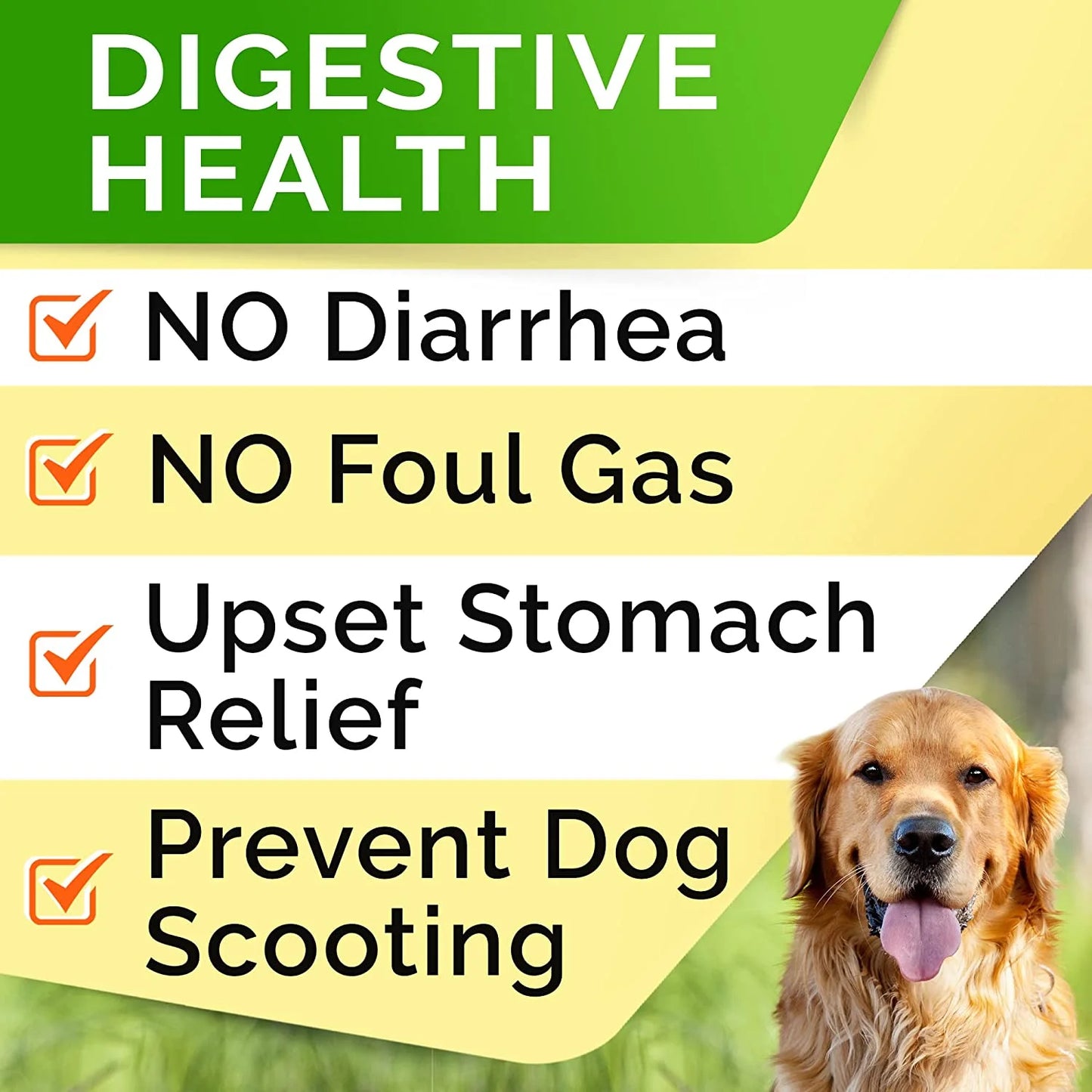 Dog Probiotics Treats for Picky Eaters (180Ct) - Digestive Enzymes + Prebiotics - Chewable Fiber Supplement - Allergy, Diarrhea, Gas, Constipation, Upset Stomach Relief - Improve Digestion